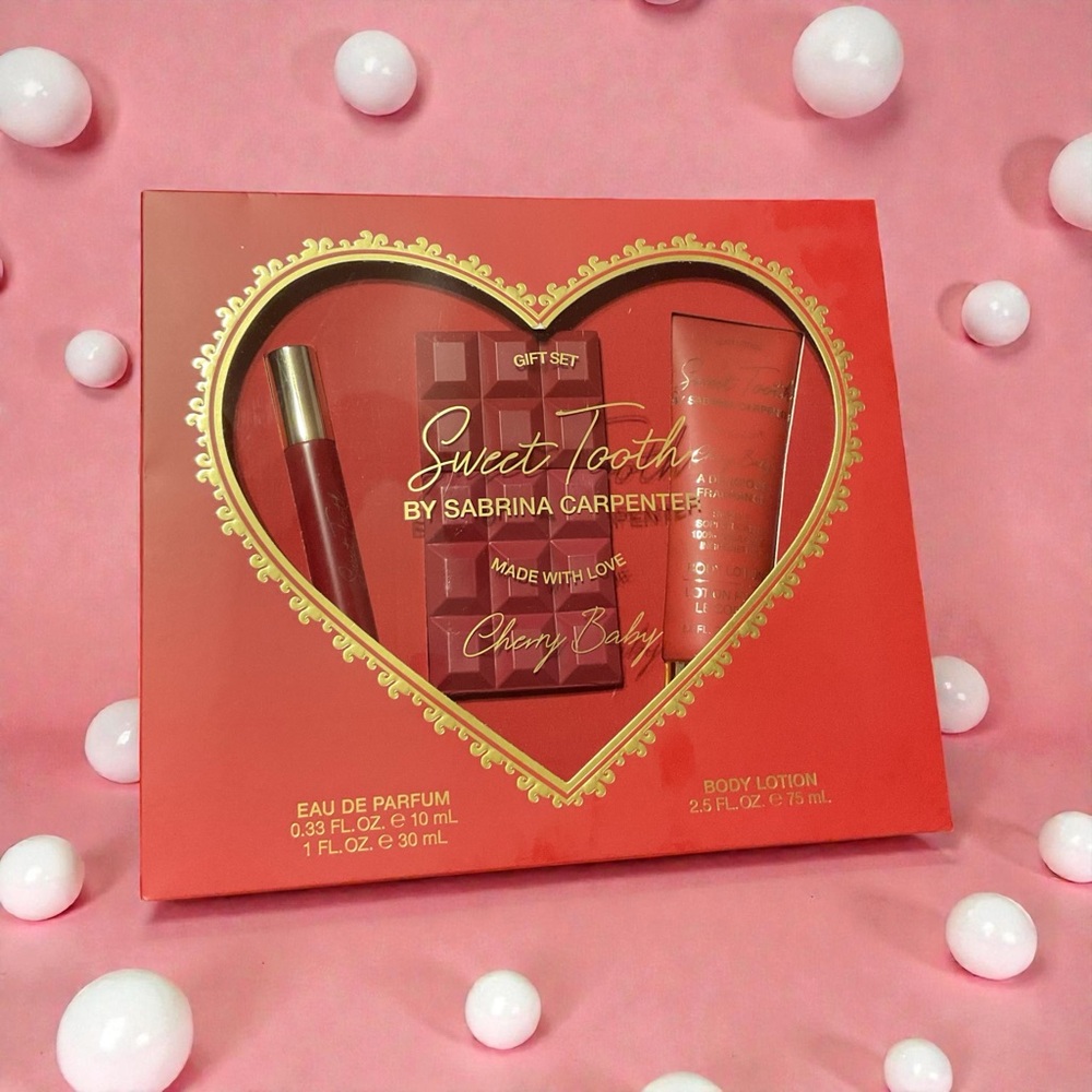 Sweet Tooth by Sabrina Carpenter Cherry Baby 🍒 3-Piece Gift Set